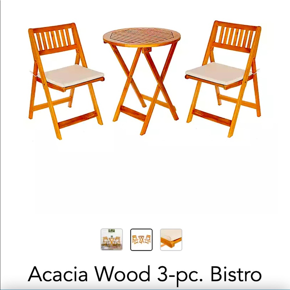 3pc Bistro set(Brand new) in box